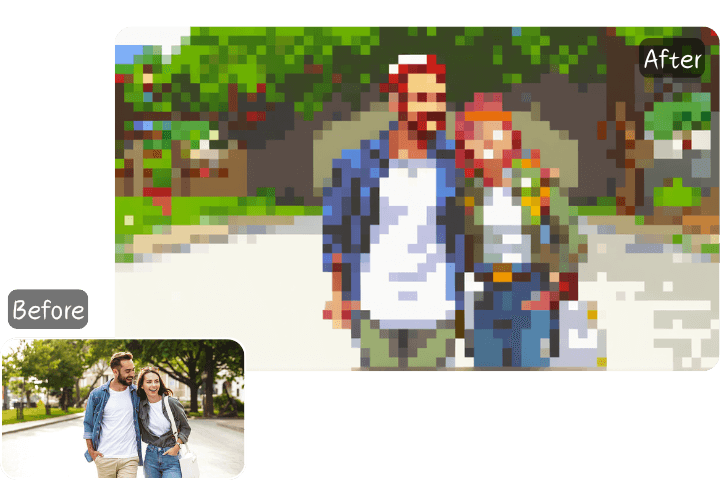 Convert Photo to Pixel Art