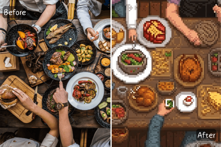 Convert Photo to Pixel Art